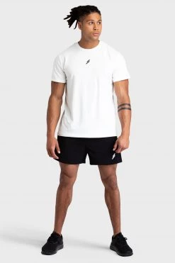 Darren Mark Regular Fit Tee - White Mens