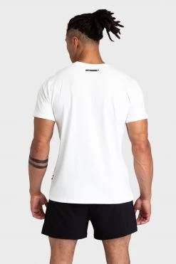 Darren Mark Regular Fit Tee - White Mens