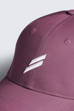 Rita Marked Baseball Cap - Deep Burgundy Accessories