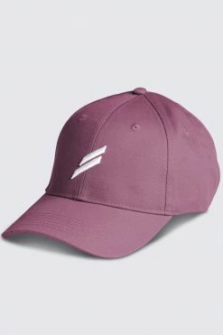 Rita Marked Baseball Cap - Deep Burgundy Accessories
