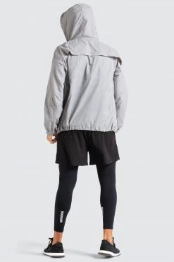 Male Outlet Mens Marked Running Jacket - Grey