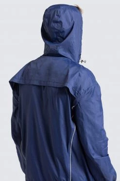 Male Outlet Marked Running Jacket - Navy