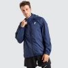 Male Outlet Marked Running Jacket - Navy
