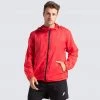 Male Outlet Marked Running Jacket - Red