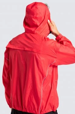Male Outlet Marked Running Jacket - Red