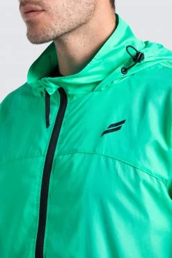Male Outlet Marked Running Jacket - Teal
