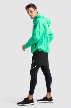 Male Outlet Marked Running Jacket - Teal