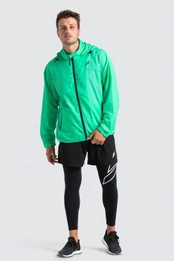 Male Outlet Marked Running Jacket - Teal