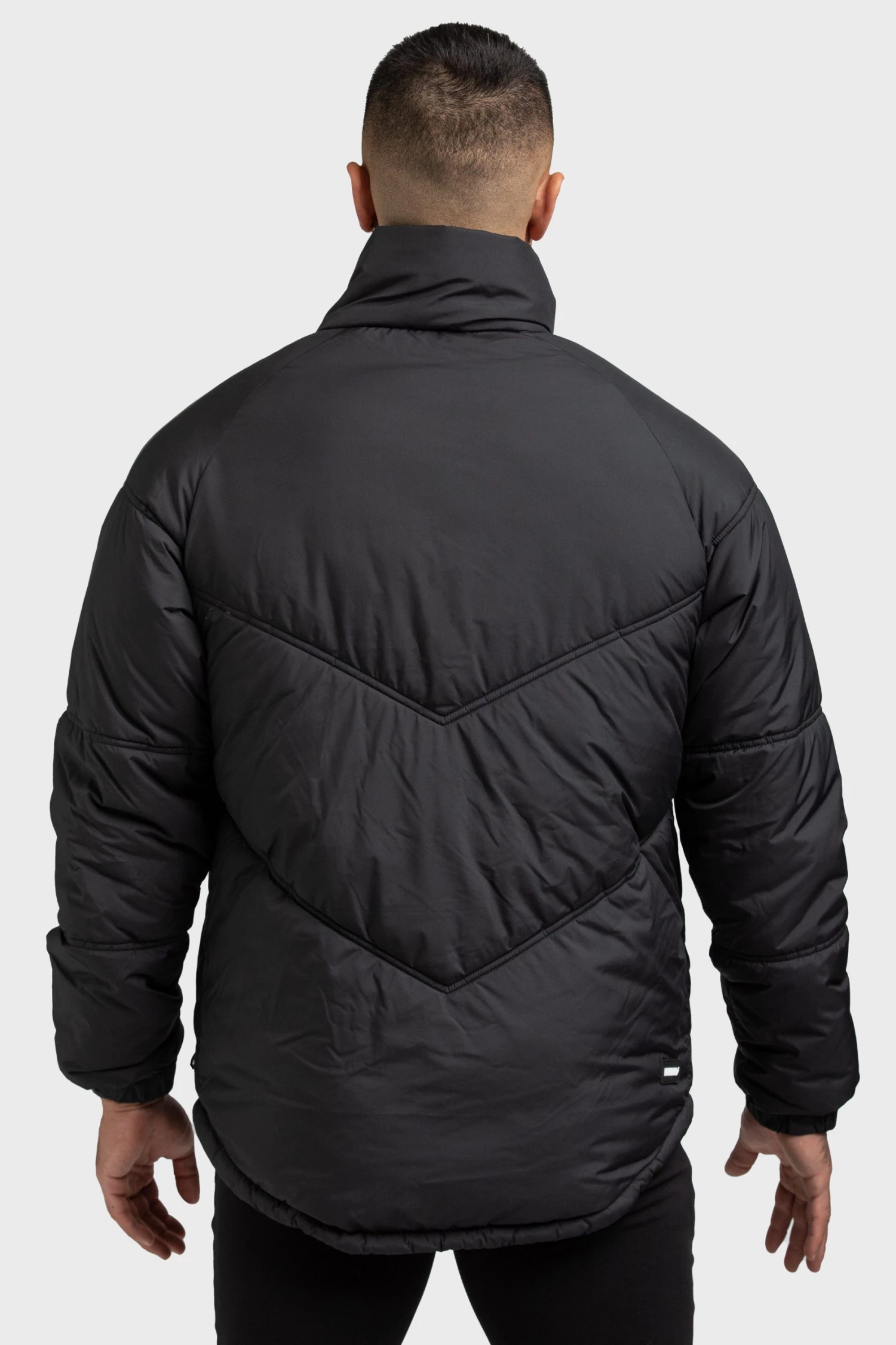 Darren Men's Mark Puffer Jacket - Black Mens