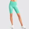 Returns Motion Seamless Bike Shorts - Mint Green Womens