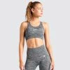 Female Outlet Motion Seamless Crop - Grey Marl