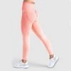 Pony Womens Ombre Scrunch Seamless Leggings - Coral