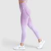 Pony Ombre Scrunch Seamless Leggings - Purple