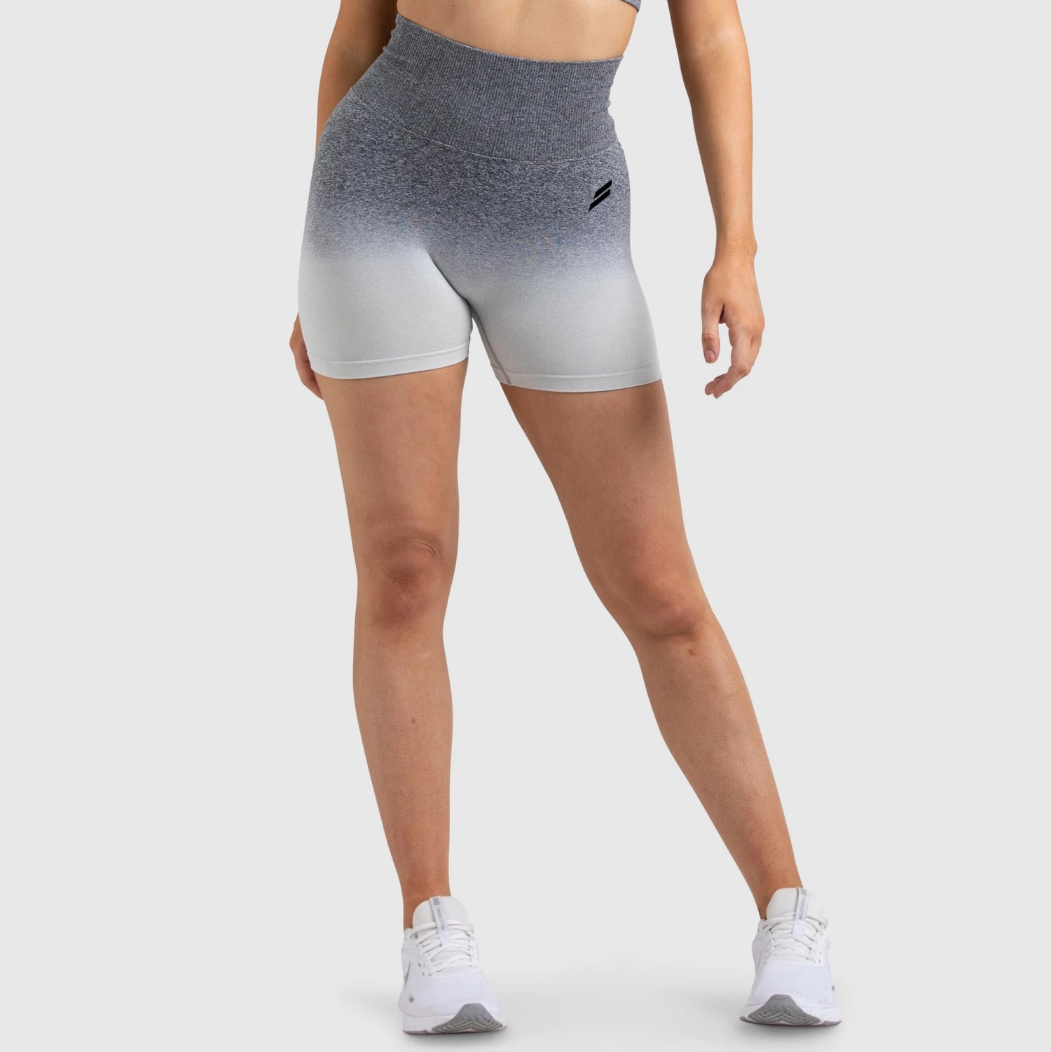Pony Ombre Scrunch Seamless Shorts - Grey