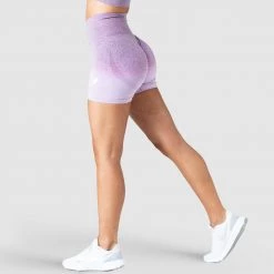 Pony Ombre Scrunch Seamless Shorts - Purple Womens