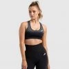 Pony Ombre Seamless Crop - Black