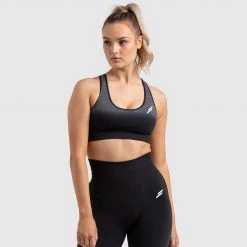 Pony Ombre Seamless Crop - Black