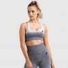 Pony Ombre Seamless Crop - Grey