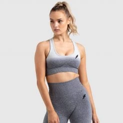 Pony Ombre Seamless Crop - Grey