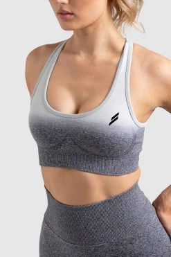 Pony Ombre Seamless Crop - Grey