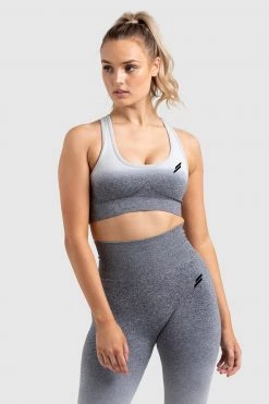 Pony Ombre Seamless Crop - Grey