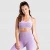 Pony Ombre Seamless Crop - Purple