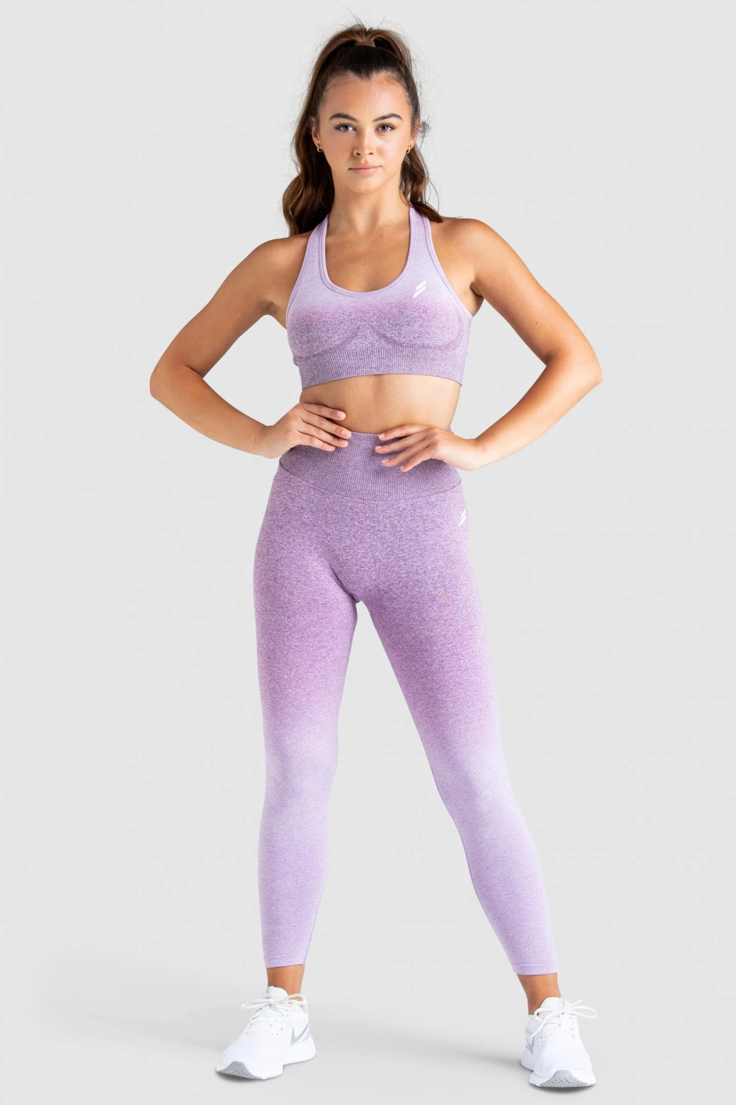 Pony Ombre Seamless Crop - Purple