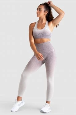 Pony Ombre Seamless Crop - Taupe Womens