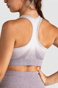 Pony Ombre Seamless Crop - Taupe Womens