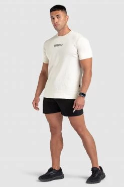 Aivory Origin Acid Wash Regular Fit Tee - Light Taupe Mens