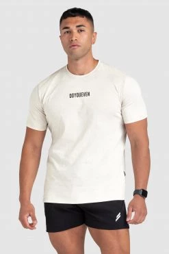 Aivory Origin Acid Wash Regular Fit Tee - Light Taupe Mens