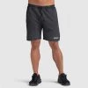 Aivory Origin Acid Wash Shorts - Black Mens