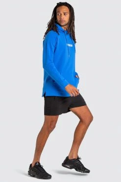 Male Outlet Origin Athletic Hoodie - Blue Mens