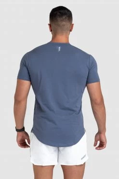 Aivory Origin Drop Tee - Atlantic Blue