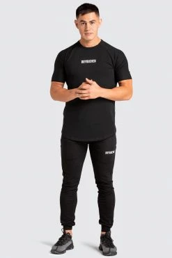 Aivory Origin Drop Tee - Black Mens