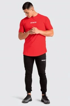 Male Outlet Mens Origin Drop Tee - Red