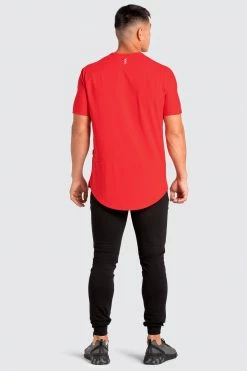 Male Outlet Mens Origin Drop Tee - Red