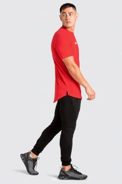 Male Outlet Mens Origin Drop Tee - Red