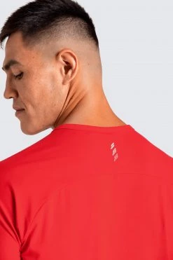 Male Outlet Mens Origin Drop Tee - Red