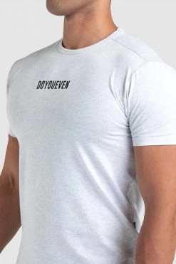 Aivory Mens Origin Drop Tee - Snow Grey