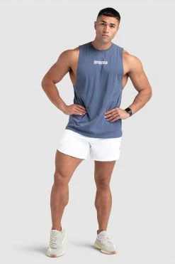 Unreleased Mens Origin Muscle Tank - Atlantic Blue