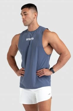 Unreleased Mens Origin Muscle Tank - Atlantic Blue