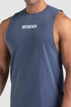 Unreleased Mens Origin Muscle Tank - Atlantic Blue