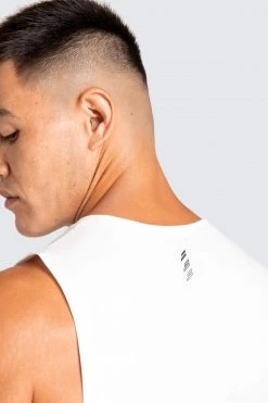 Male Outlet Origin Muscle Tank - White