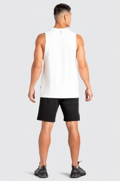 Male Outlet Origin Muscle Tank - White