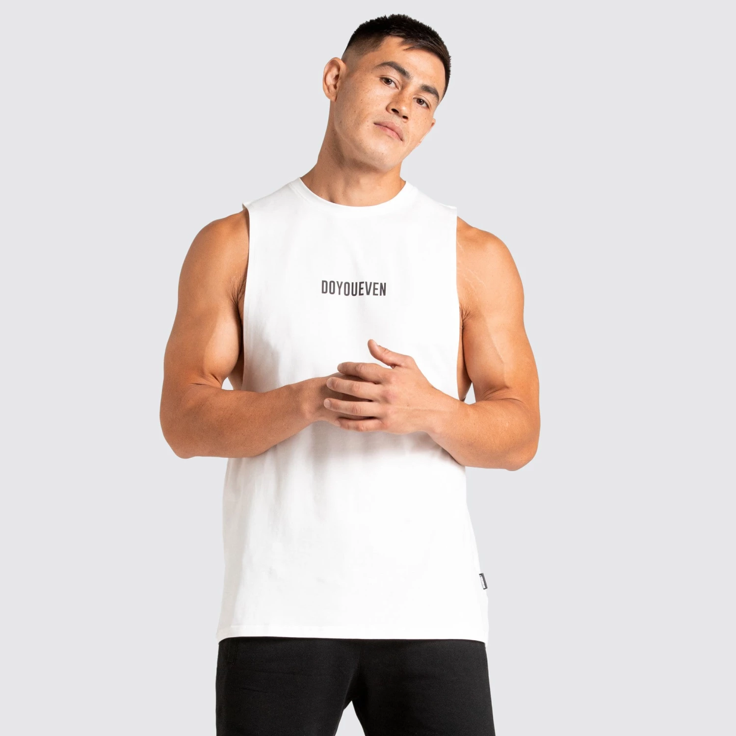 Male Outlet Origin Muscle Tank - White