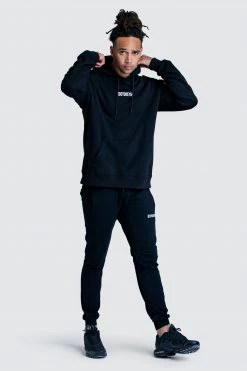 Male Outlet Mens Origin Urban Hoodie - Black