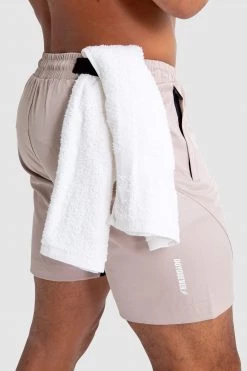 Male Outlet Planet Shorts - Beige