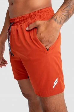 Aivory Mens Planet Shorts - Copper