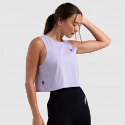 Returns Progress Cropped Tank - Lavender